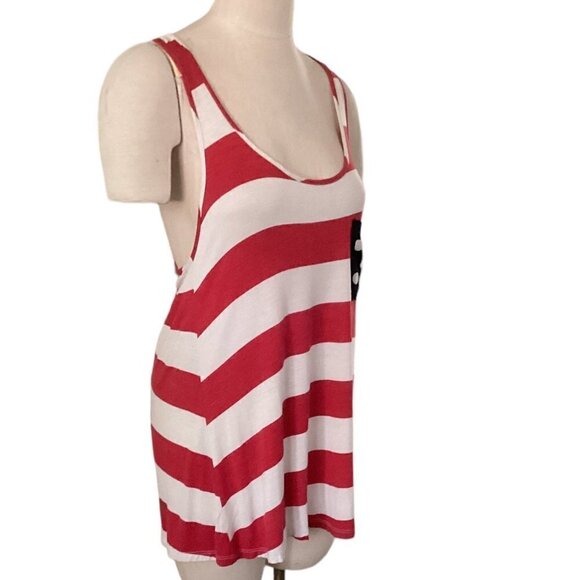 Mon Ami Patriotic Tank Top Sz M #71L - Picture 3 of 7